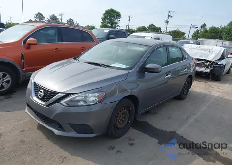 2019 Nissan Sentra S z USA, uszkodzony, nr VIN 3N1AB7AP5KY259422